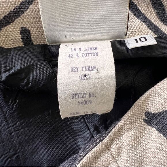 Vintage Sinley Bold Floral Tapered-Leg Pants Size 10 - Picture 8 of 8